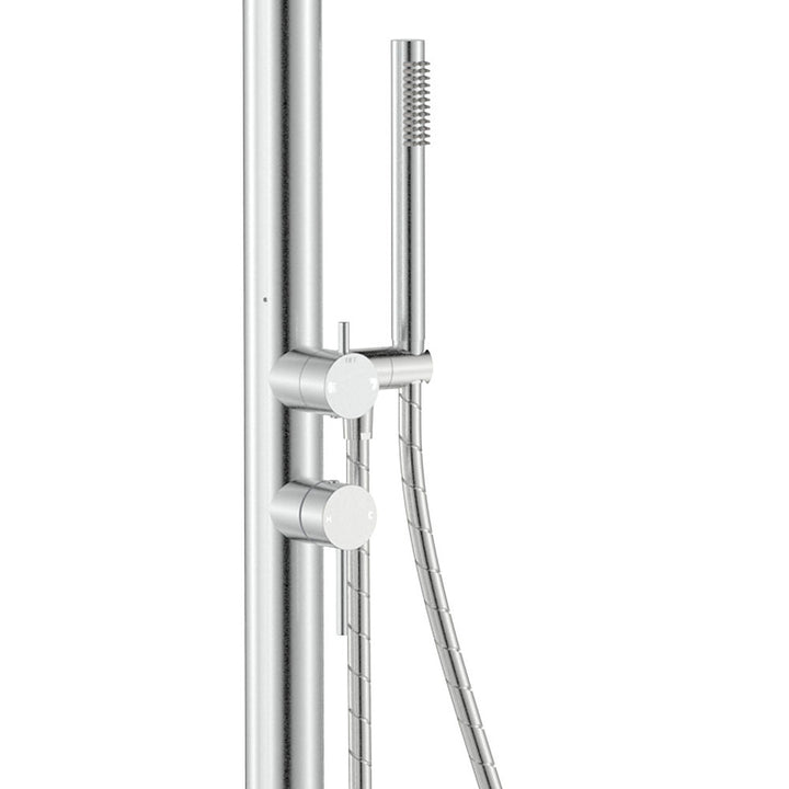 Kaya Floor Mounted Outdoor Twin Shower