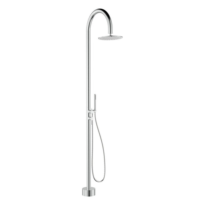 Kaya Floor Mounted Outdoor Twin Shower