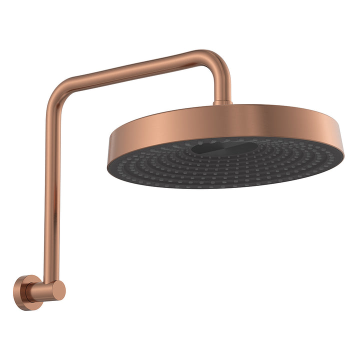 Kuro Gooseneck Round Shower Arm Set