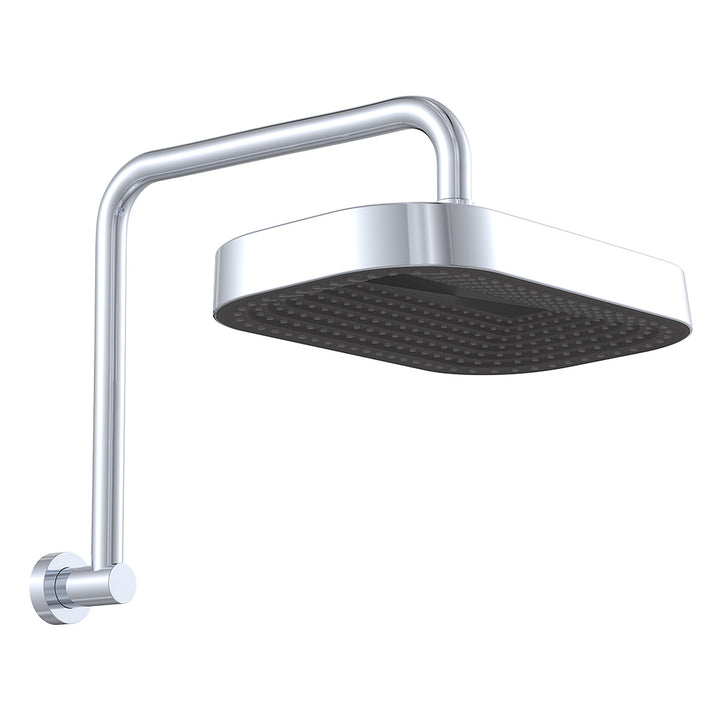 Kuro Gooseneck Soft Square Shower Arm Set
