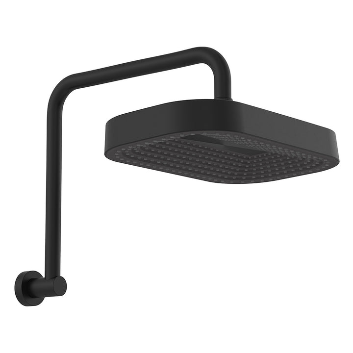 Kuro Gooseneck Soft Square Shower Arm Set