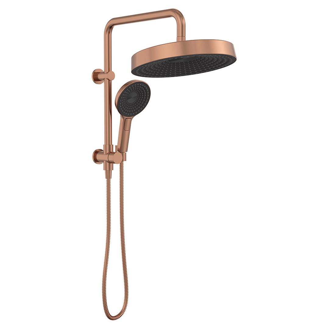 Kuro Round Mini Twin Shower Set