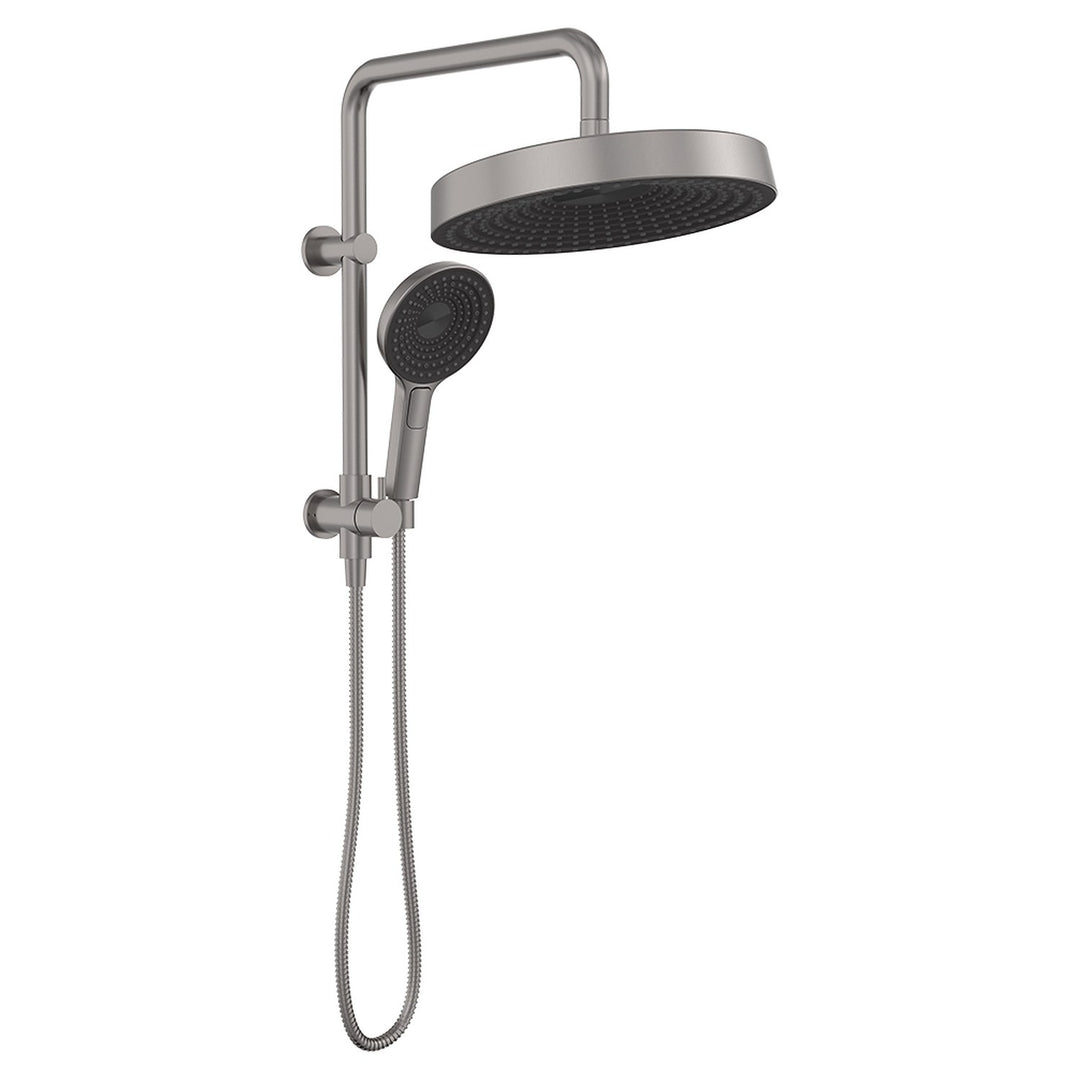 Kuro Round Mini Twin Shower Set