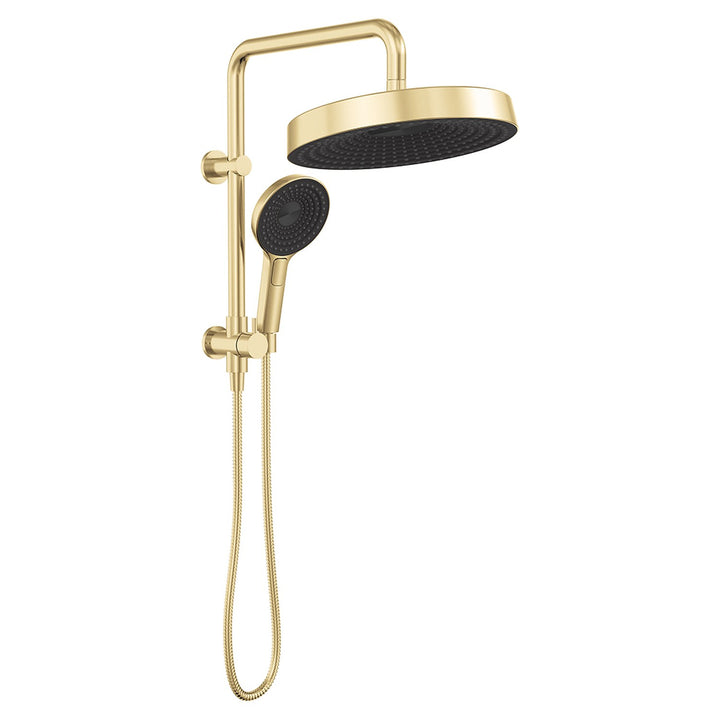 Kuro Round Mini Twin Shower Set