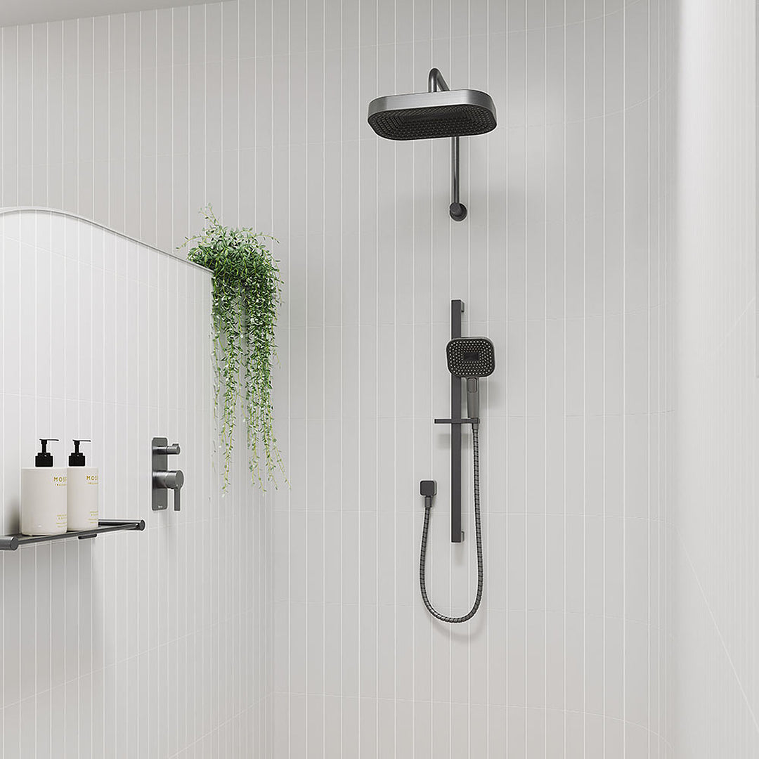 Kuro Soft Square Head Shower Rail