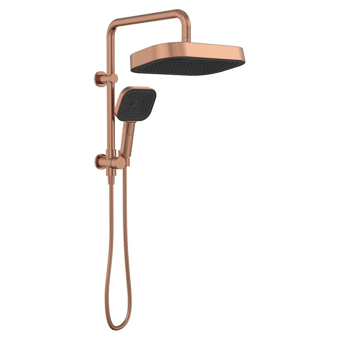 Kuro Soft Square Mini Twin Shower Set