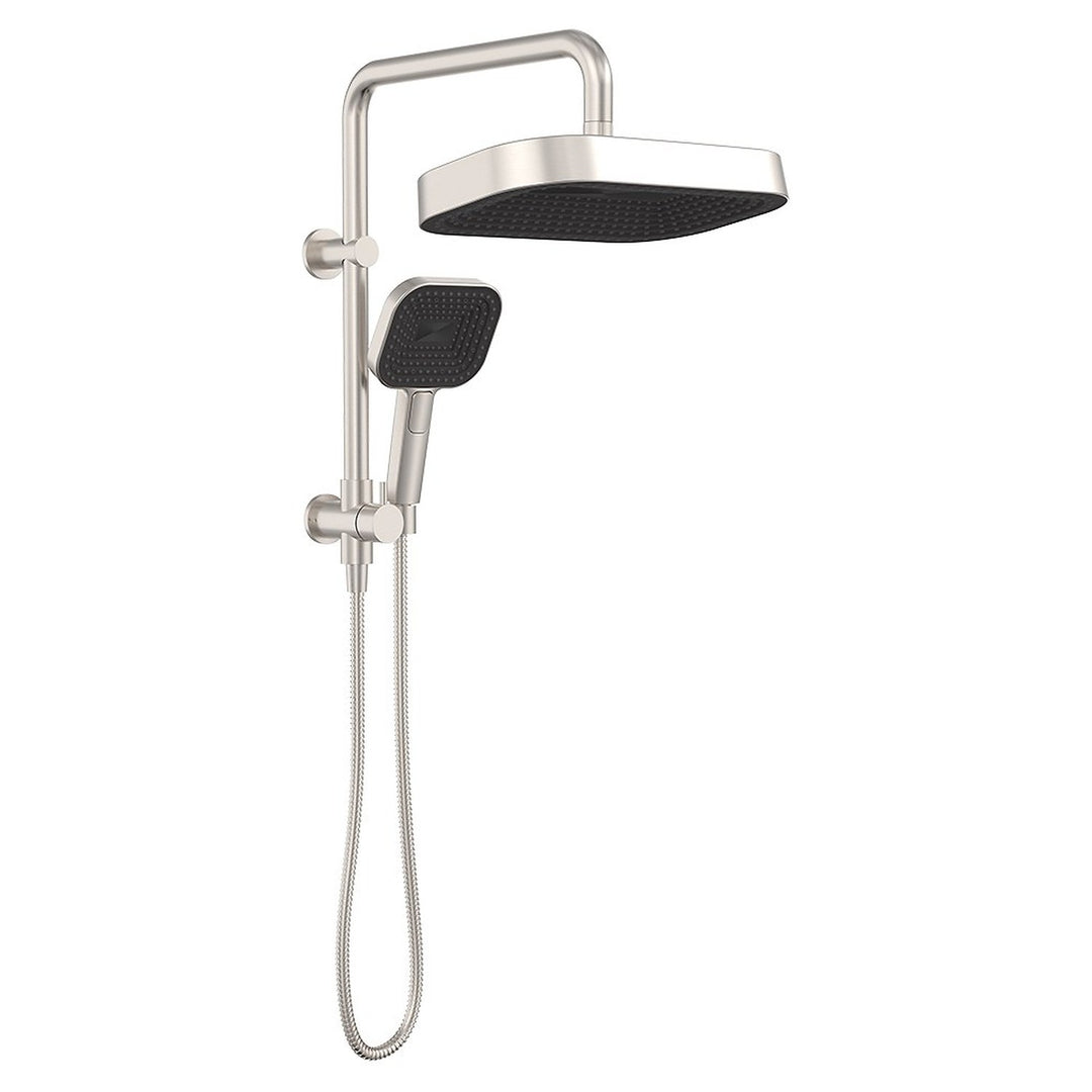 Kuro Soft Square Mini Twin Shower Set