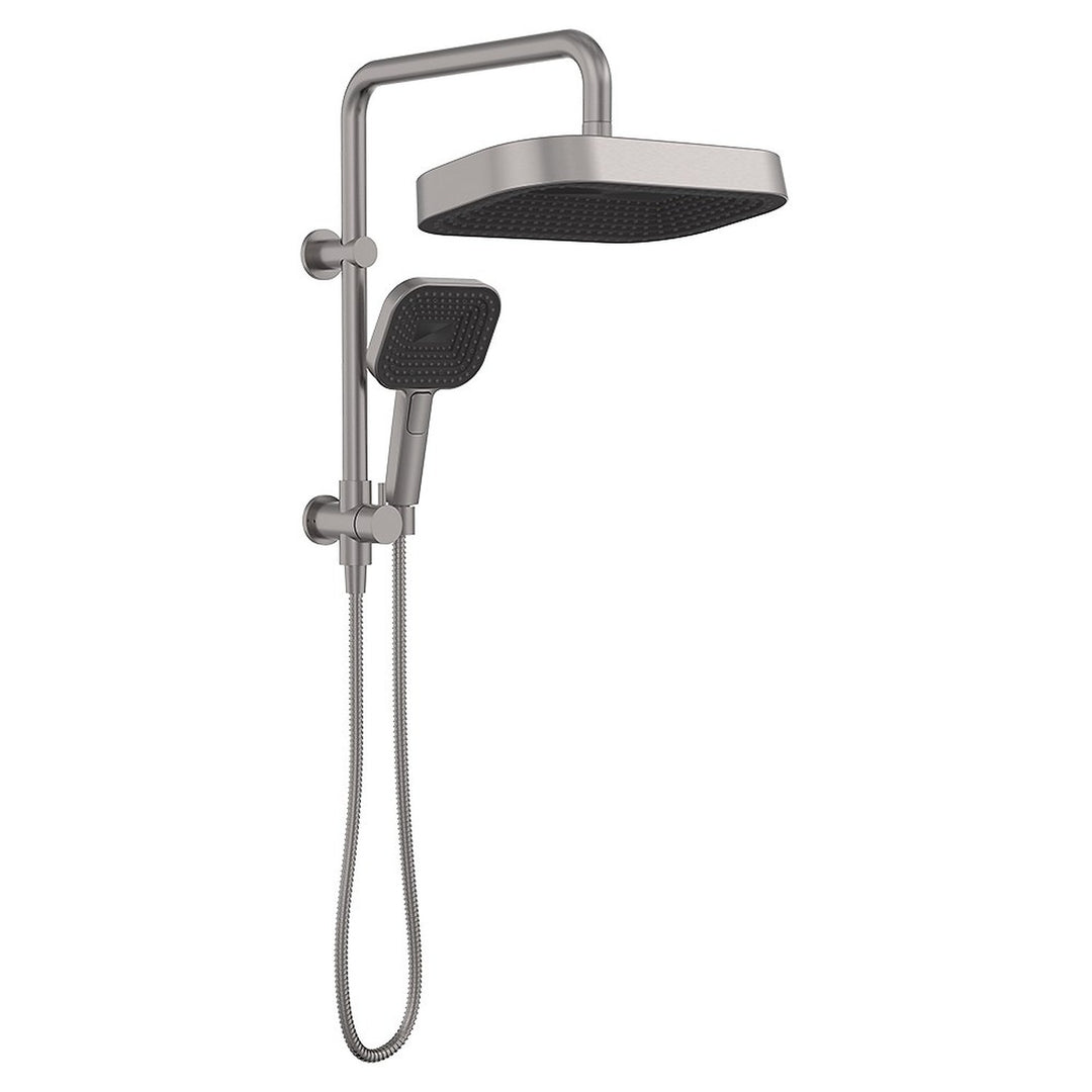 Kuro Soft Square Mini Twin Shower Set