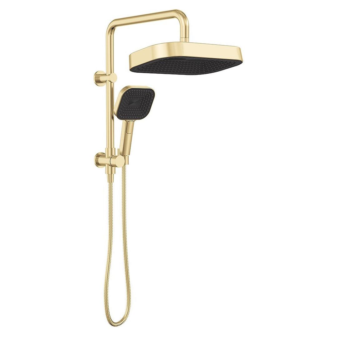 Kuro Soft Square Mini Twin Shower Set
