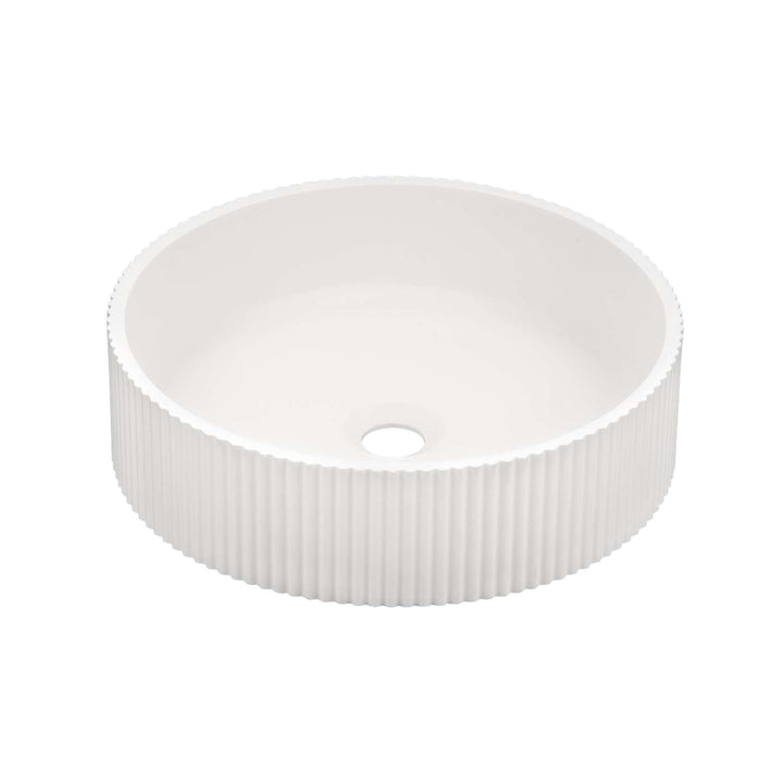 Namika Fluted Solid Surface Basin 400mm