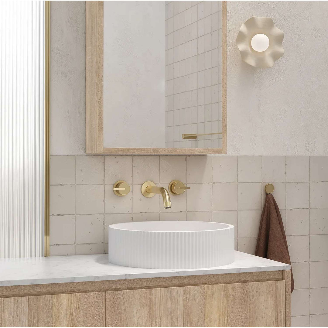 Namika Fluted Solid Surface Basin 400mm