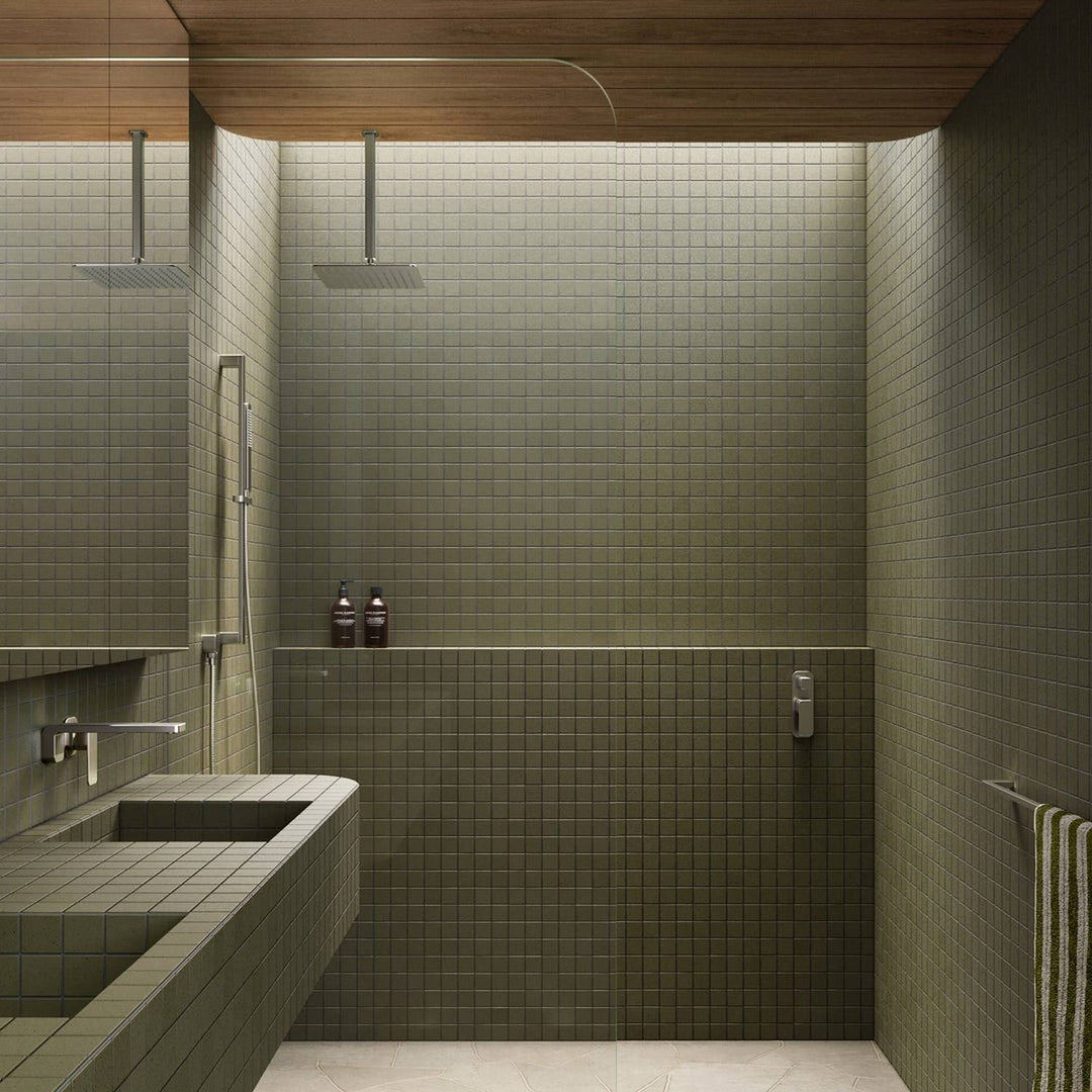 Nesso Rectangle Shower Head Set