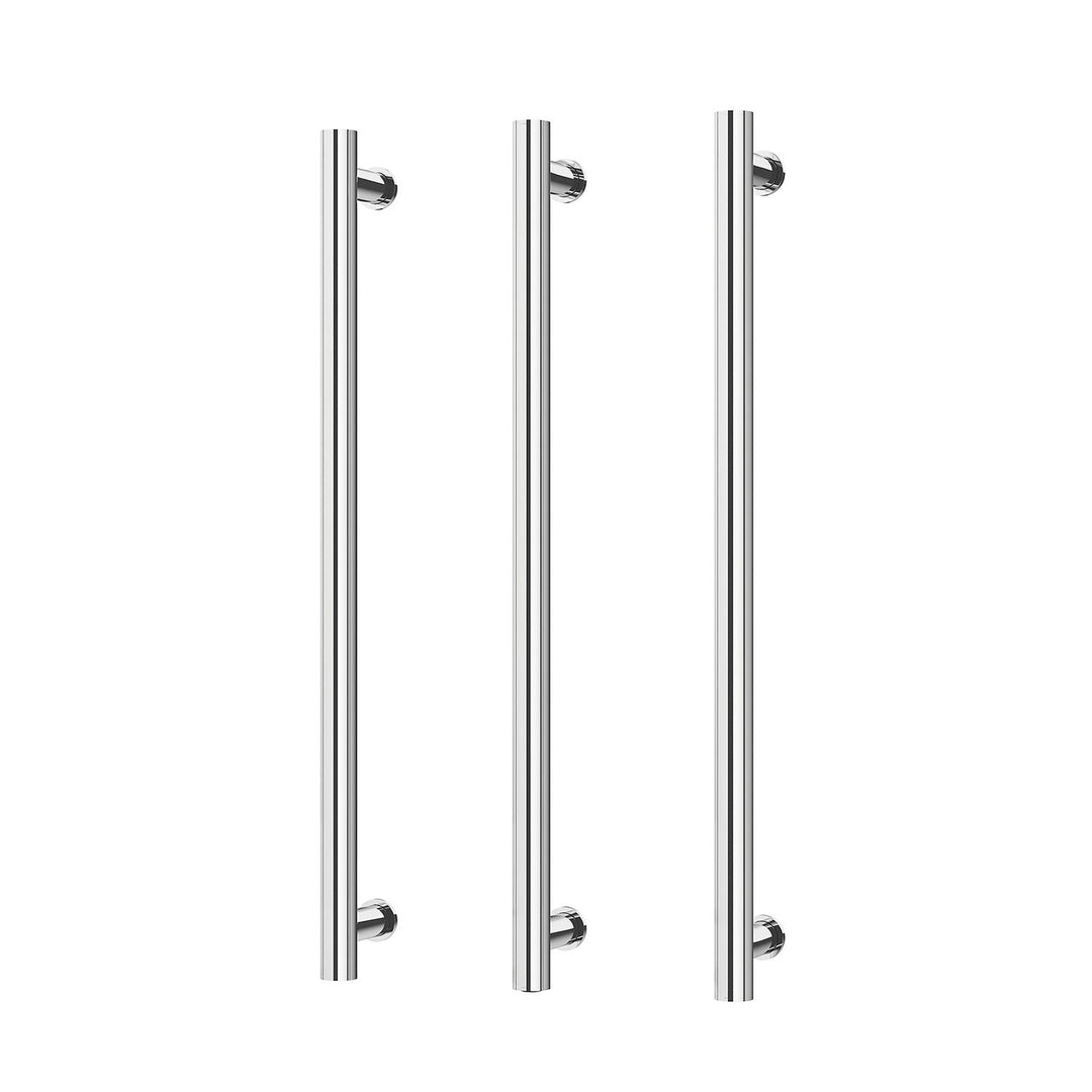 Phoenix Vertical Heated Towel Rail Triple Pack