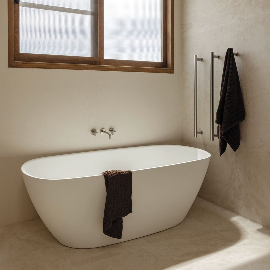 Phoenix Vertical Heated Towel Rail Triple Pack