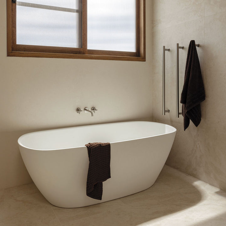 Phoenix Vertical Heated Towel Rail Triple Pack