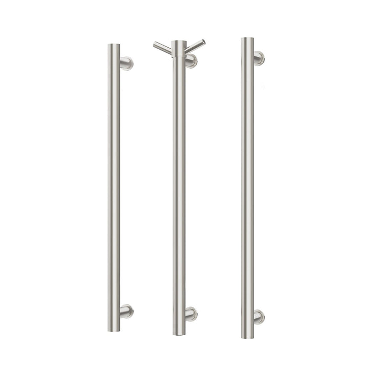 Phoenix Vertical Heated Towel Rail Triple Pack