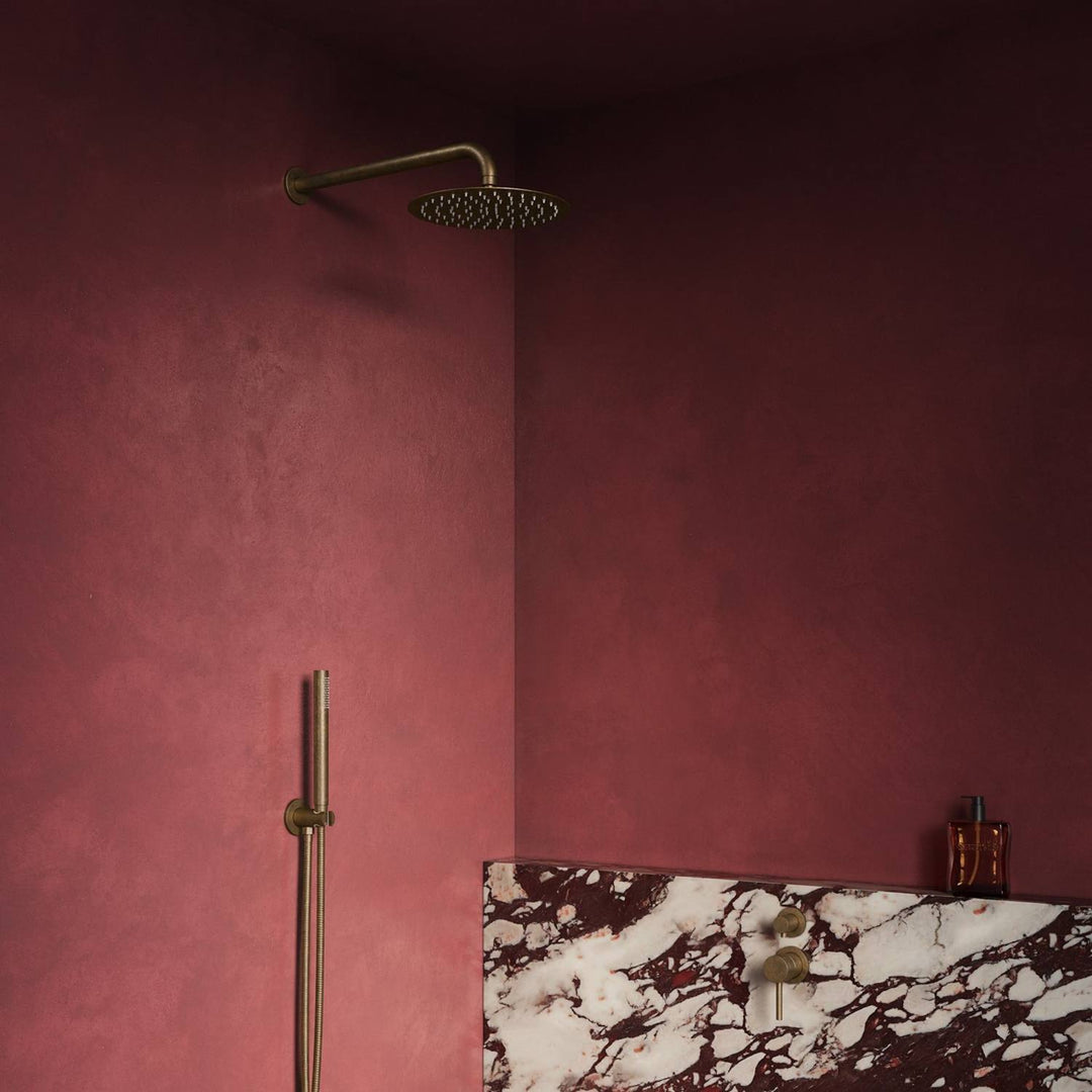 Sola Round Shower Arm and Head Set 400mm