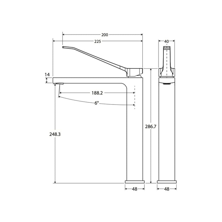 Tono Care Tall Basin Mixer