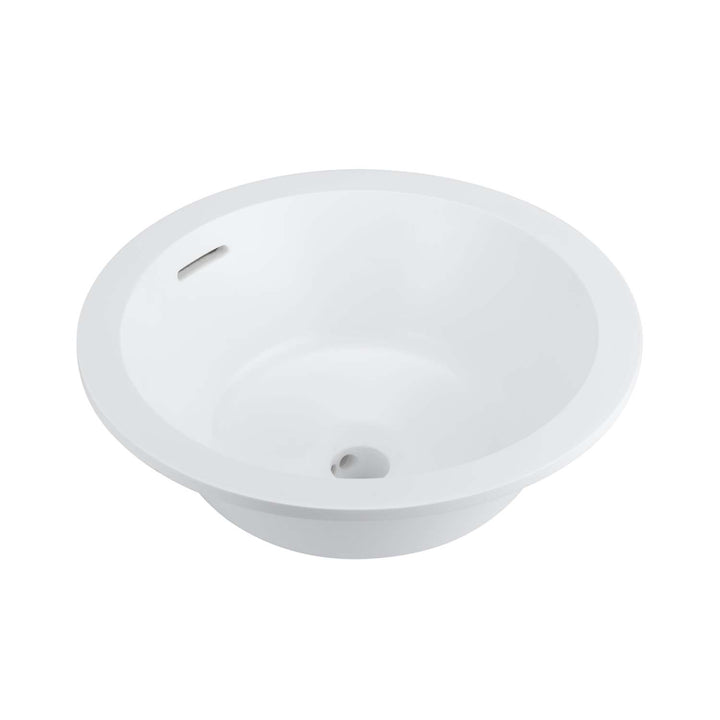 Zuri Undermount Round Basin Overflow 400mm