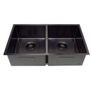 Luna Double Bowl Stainless Steel Sink 740x440x200