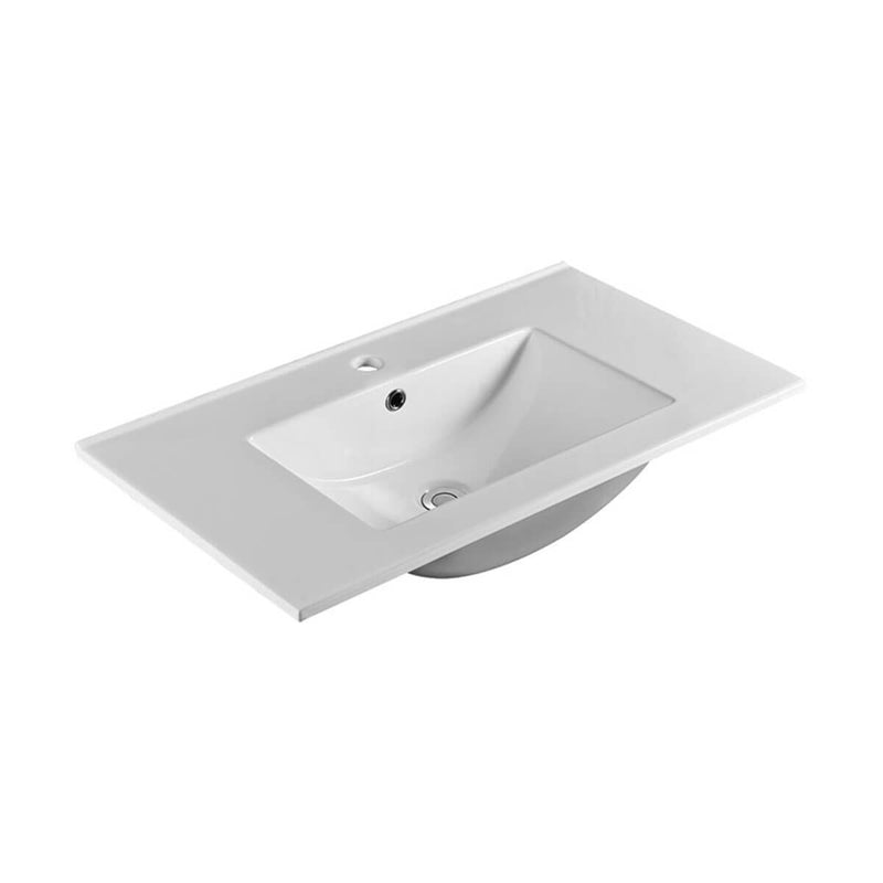 Ceramic Vanity Benchtop 460mm Sink (600-1500mm)