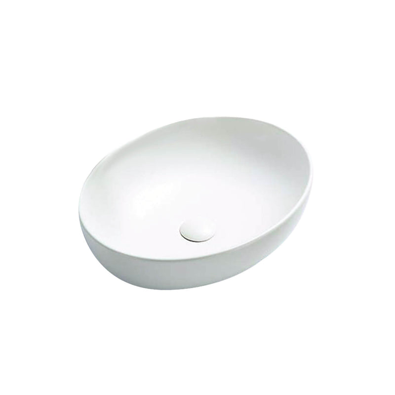 Oslo Above Counter Curved Oval Basin 520x395mm