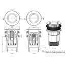 Pop Down Basin Waste 32/40mm