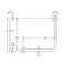 Care DDA Accessible 90 Degree Grab Rail 450x450mm