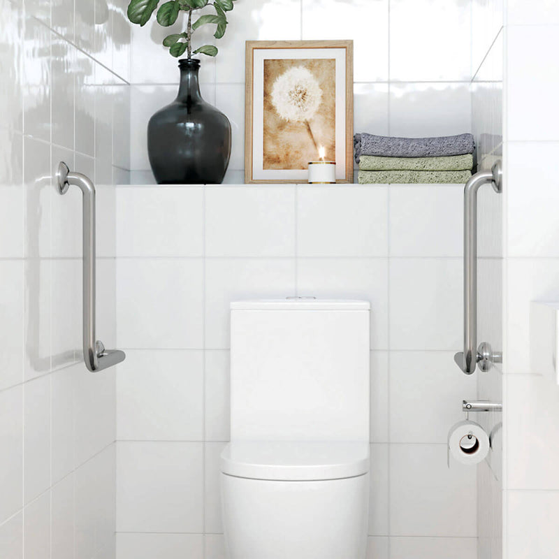 Dda Grab Rails Disable Care 45 Degree DDA Grab Rail – Sunlight Bathrooms
