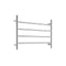 Round Unheated 4 Bar Towel Rail Rack 700x500mm
