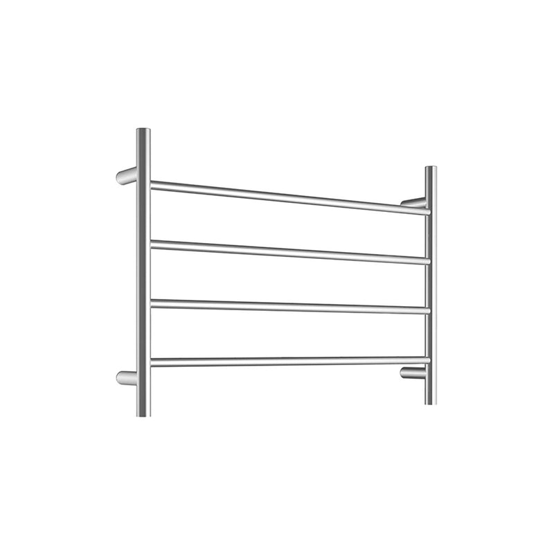 Round Unheated 4 Bar Towel Rail Rack 700x500mm
