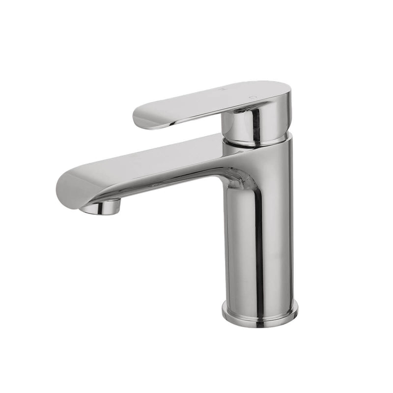 Cleo Curved Handle Short Basin Mixer