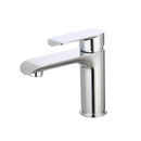 Cleo Curved Handle Short Basin Mixer