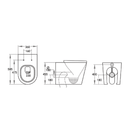 Elza Extra High In Wall Toilet R&T Cistern Package