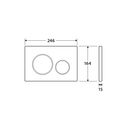 Geberit Sigma 20 Concealed In Wall Flush Plate Button