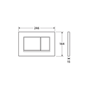 Elza Extra High In Wall Toilet Geberit Sigma 30 Package