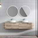 Hamilton Curved Timber Colour Wall Hung Vanity (750-1800mm)