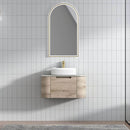 Hamilton Curved Timber Colour Wall Hung Vanity (750-1800mm)