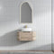 Hamilton Curved Timber Colour Wall Hung Vanity (750-1800mm)