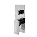 Iris Square Shower Wall Mixer with Diverter