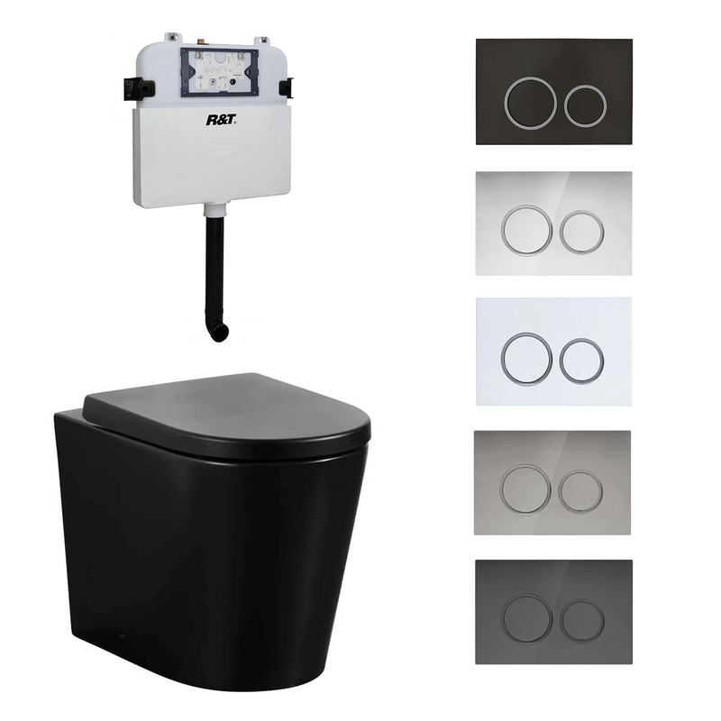 Juno In Wall Rimless Toilet R&T Cistern Package