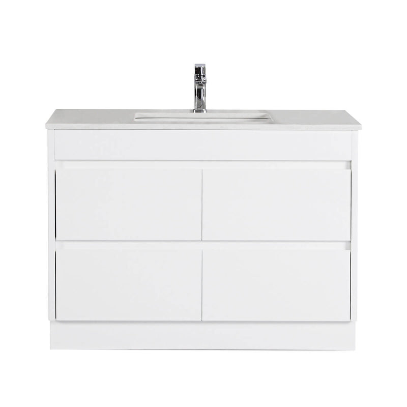 Laura White Drawers Only Floor Mounted Vanity (600-1800mm)