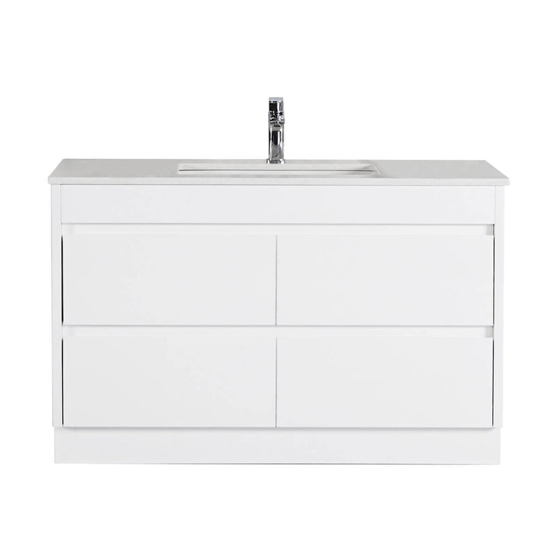 Laura White Drawers Only Floor Mounted Vanity (600-1800mm)