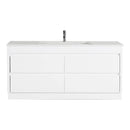 Laura White Drawers Only Floor Mounted Vanity (600-1800mm)