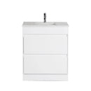 Laura White Drawers Only Floor Mounted Vanity (600-1800mm)