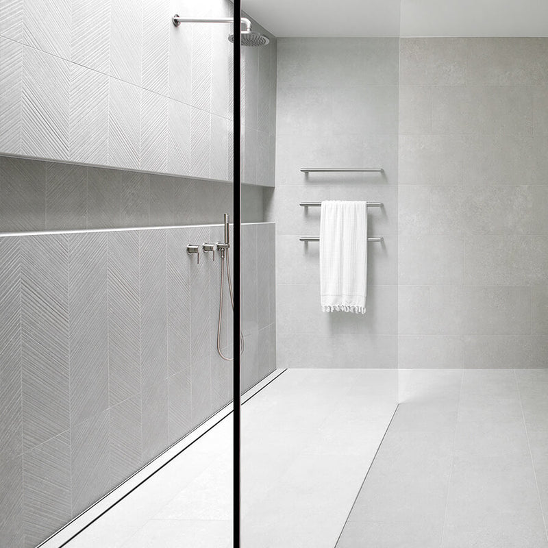 Lauxes Tile Insert Standard Shower Grate 26x100mm