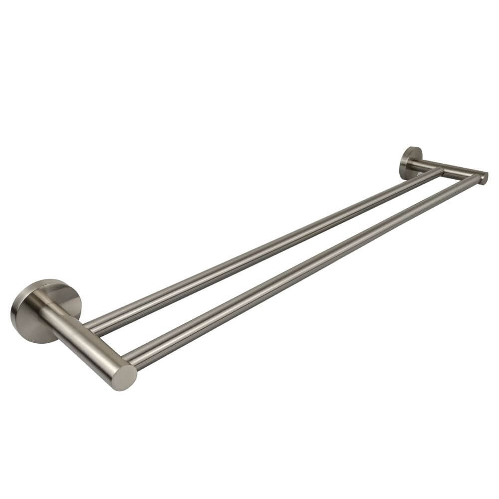 Leah Round Double Towel Rail, Unheated Bathroom Towel Holder Sunlight