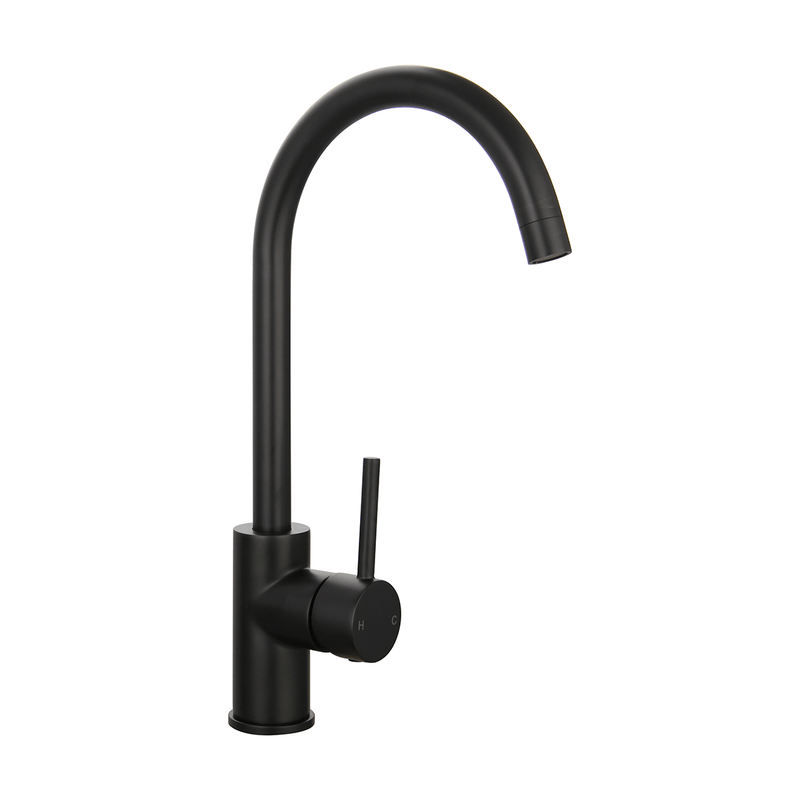 Leah Kitchen Laundry Gooseneck Sink Mixer