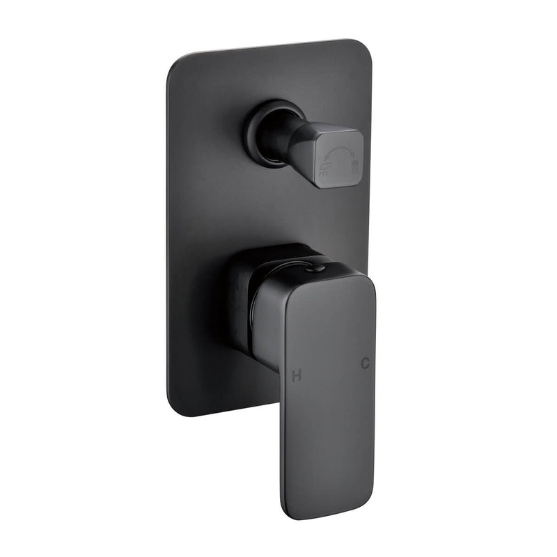 Levi Smooth Edge Shower Wall Mixer with Diverter