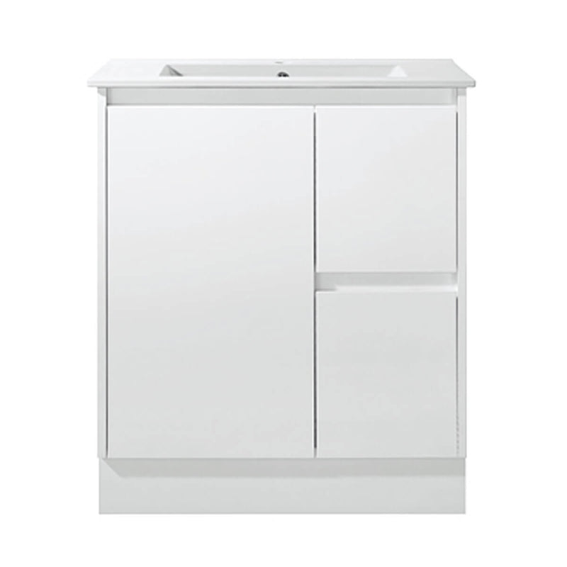 Limson White Soft-Close Floor Mounted Vanity (600-1500mm)